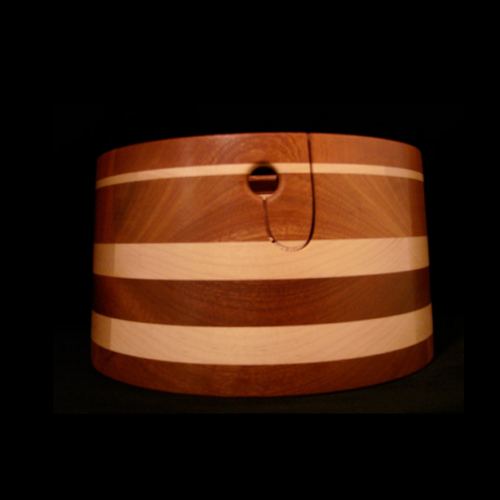 Sapele with 3 Maple Stripes Double Ply v2