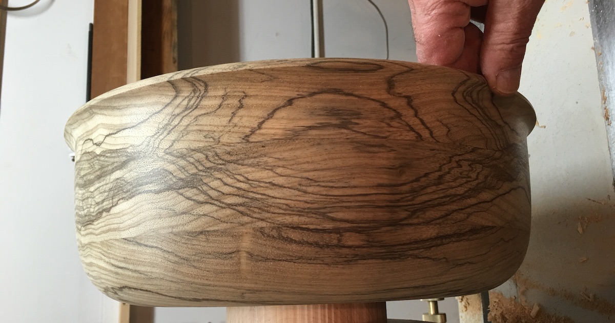 wood grain bowl